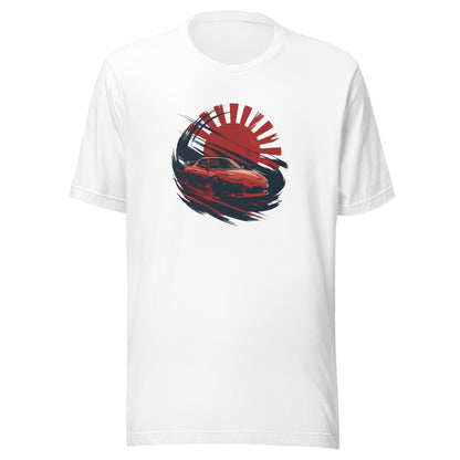 JDM Rising Sun Japanese sports car graphic t-shirt — Marque
