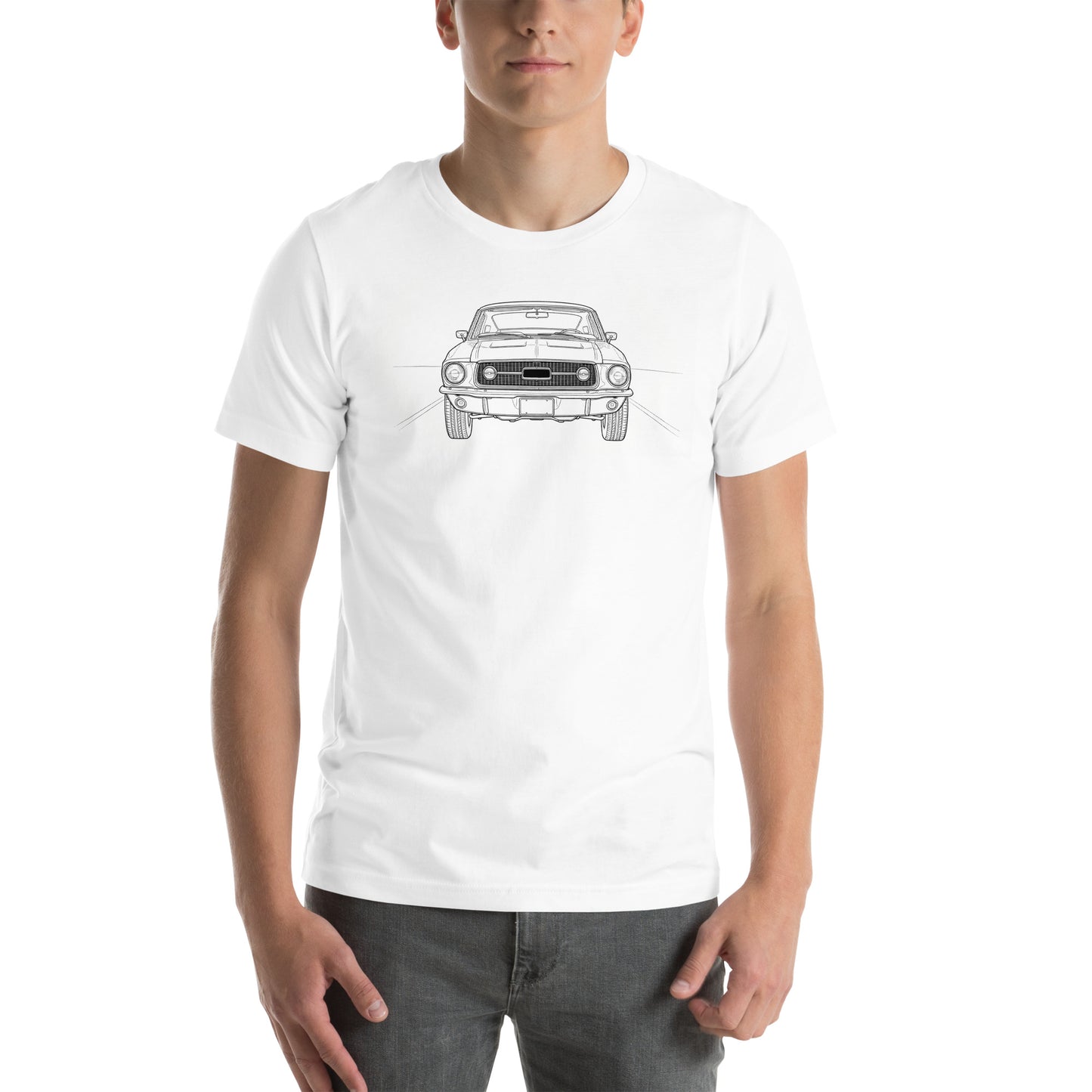 Fastback Front-End Sketch Tee — Marque automotive apparel