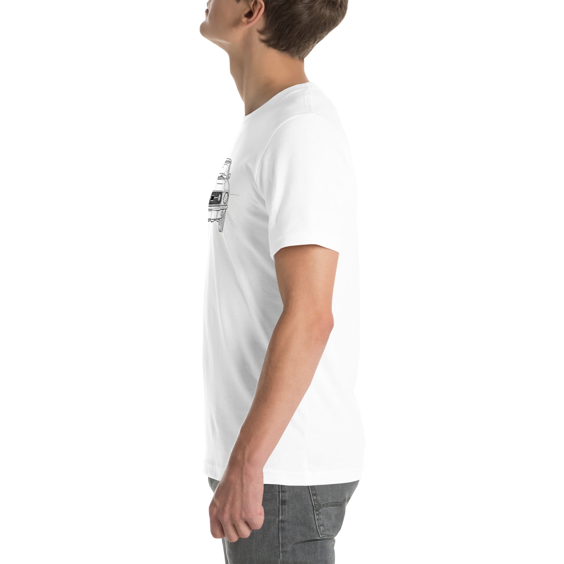 Fastback Front-End Sketch Tee — Marque automotive apparel