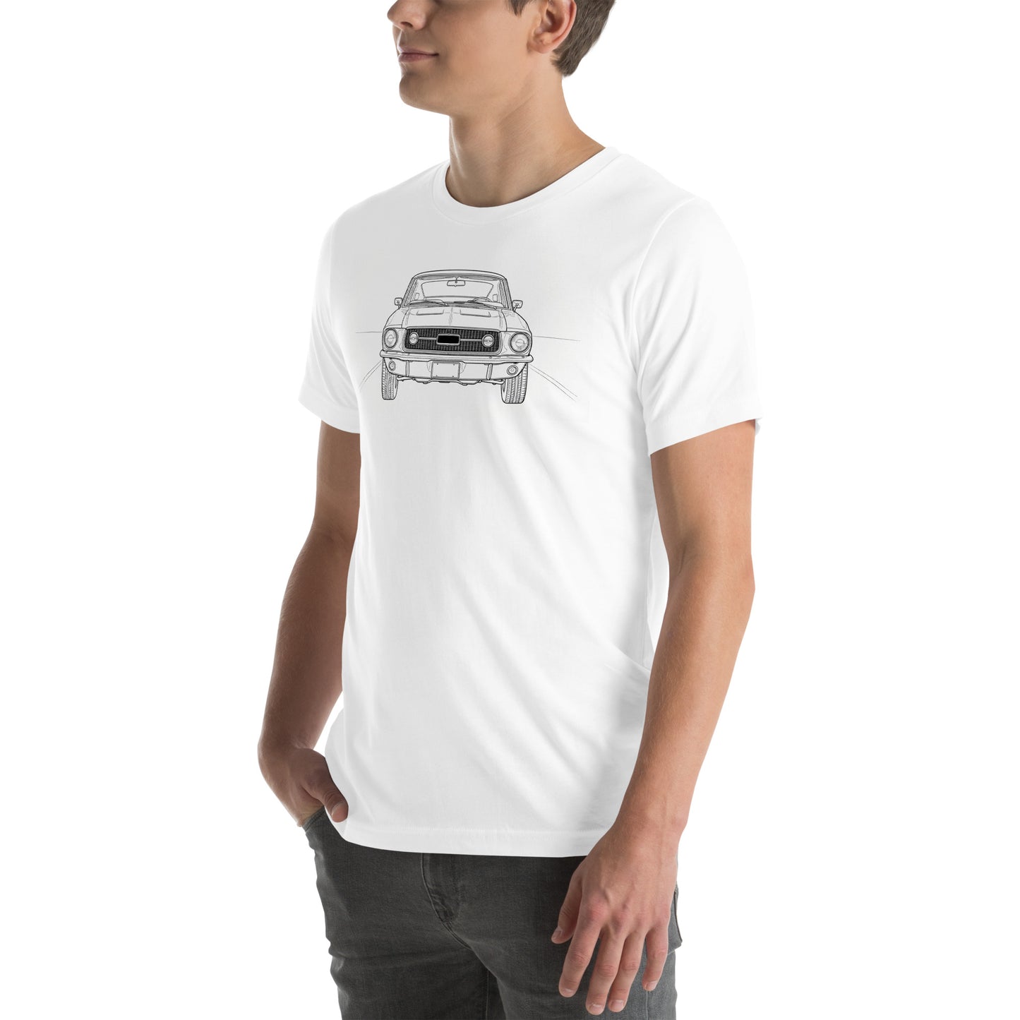 Fastback Front-End Sketch Tee — Marque automotive apparel