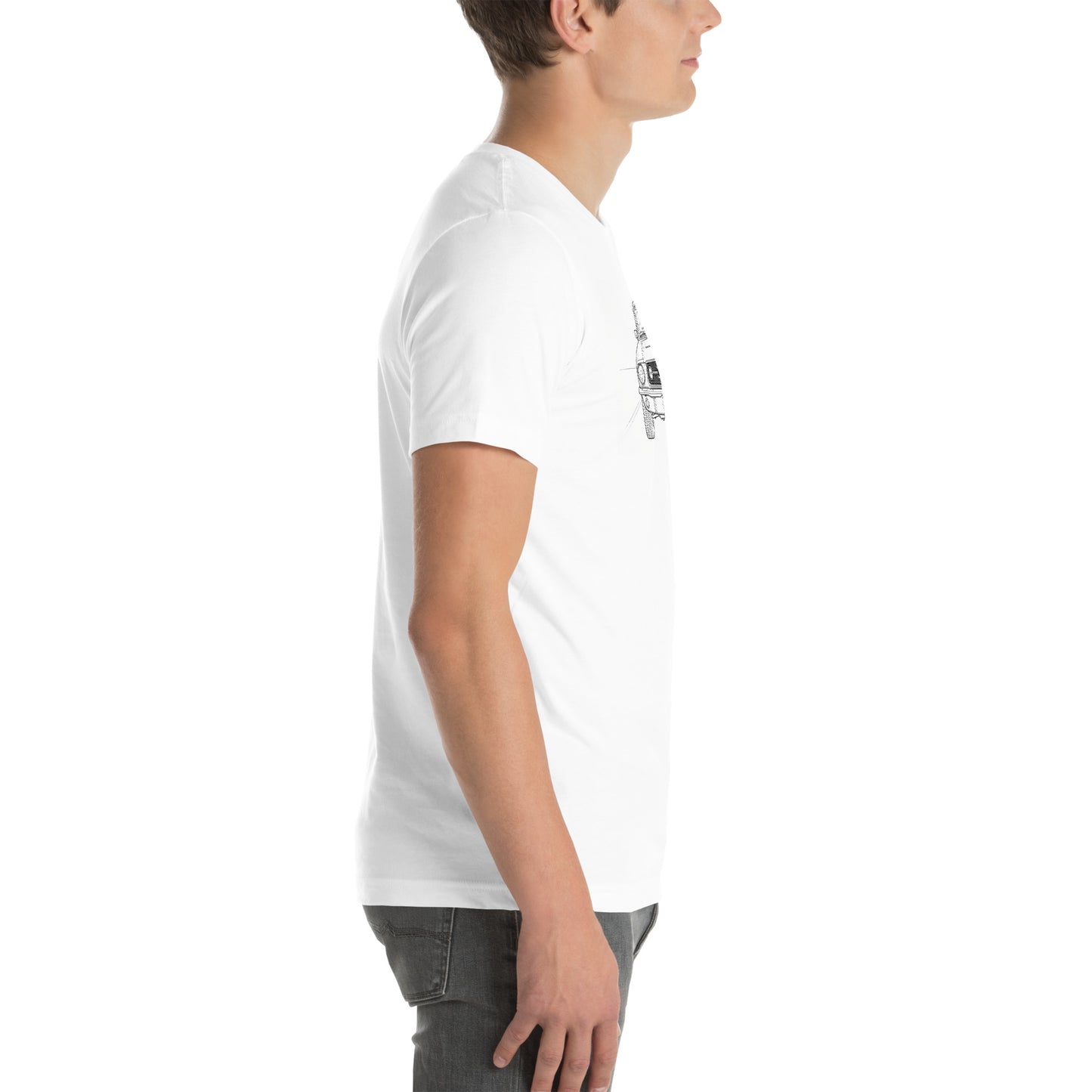 Fastback Front-End Sketch Tee — Marque automotive apparel