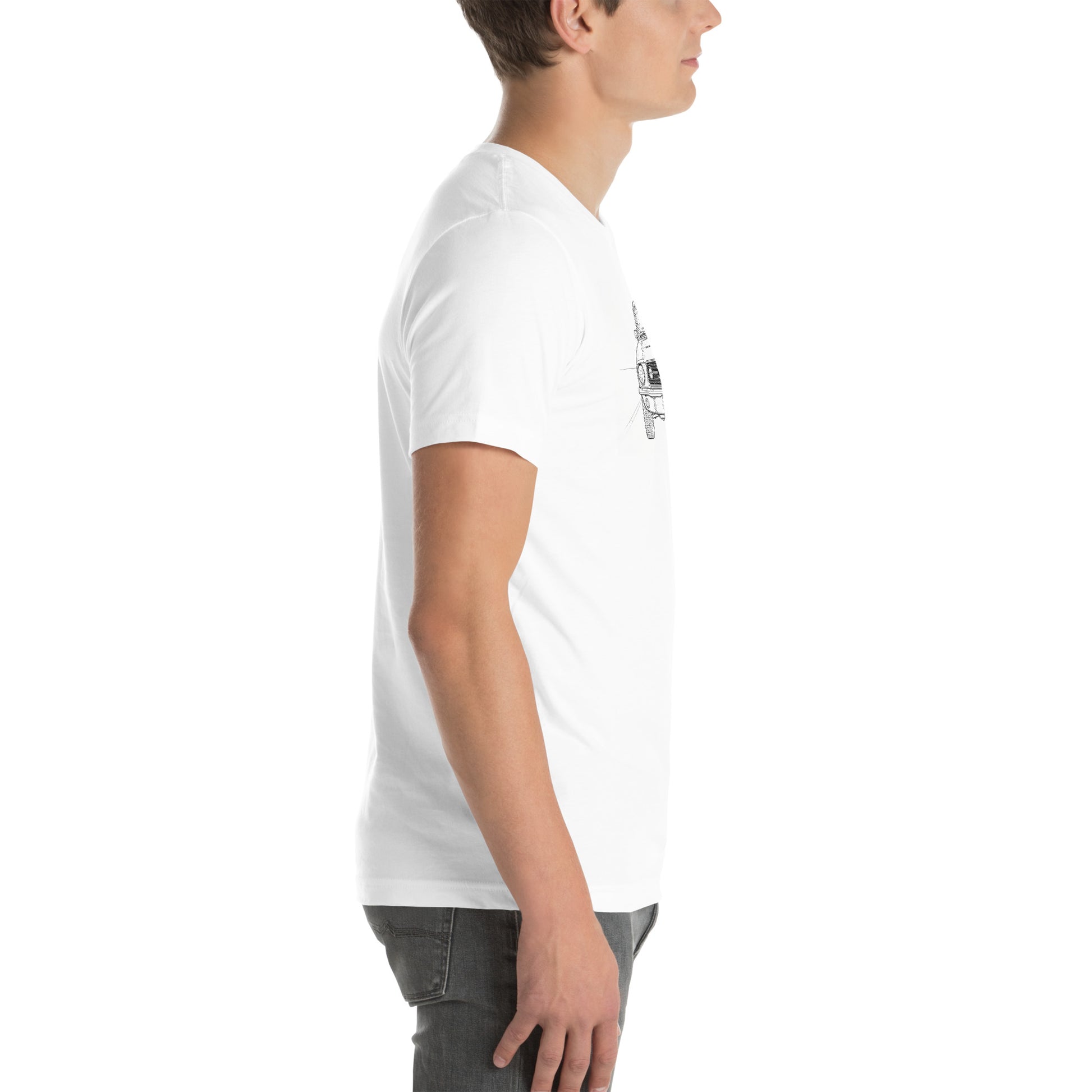 Fastback Front-End Sketch Tee — Marque automotive apparel