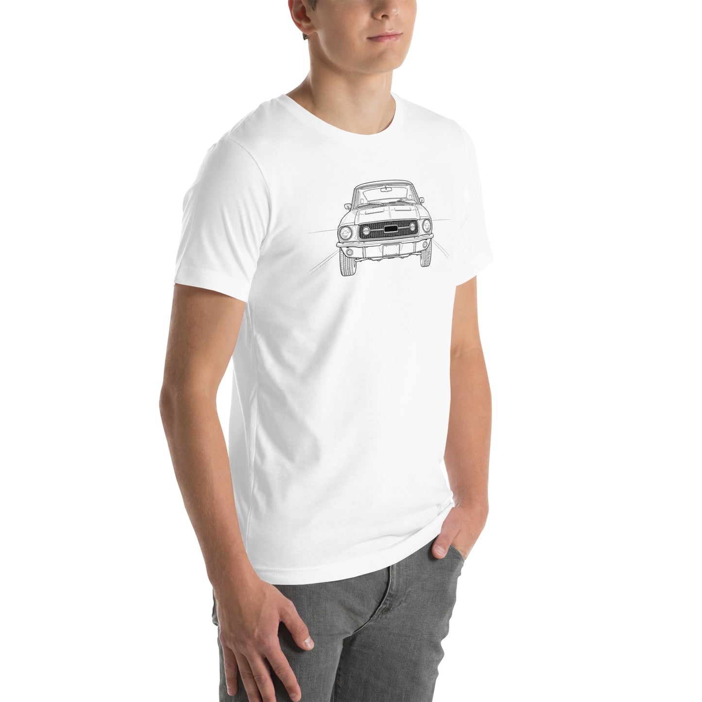 Fastback Front-End Sketch Tee — Marque automotive apparel