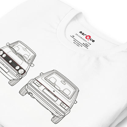 Mk1 Hot Hatch Tee — Where It Started graphic t-shirt, White print detail — Marque automotive apparel